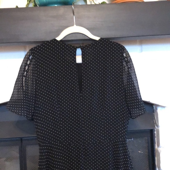 Matty M black and white, polka dot dress. Size M - Picture 5 of 8